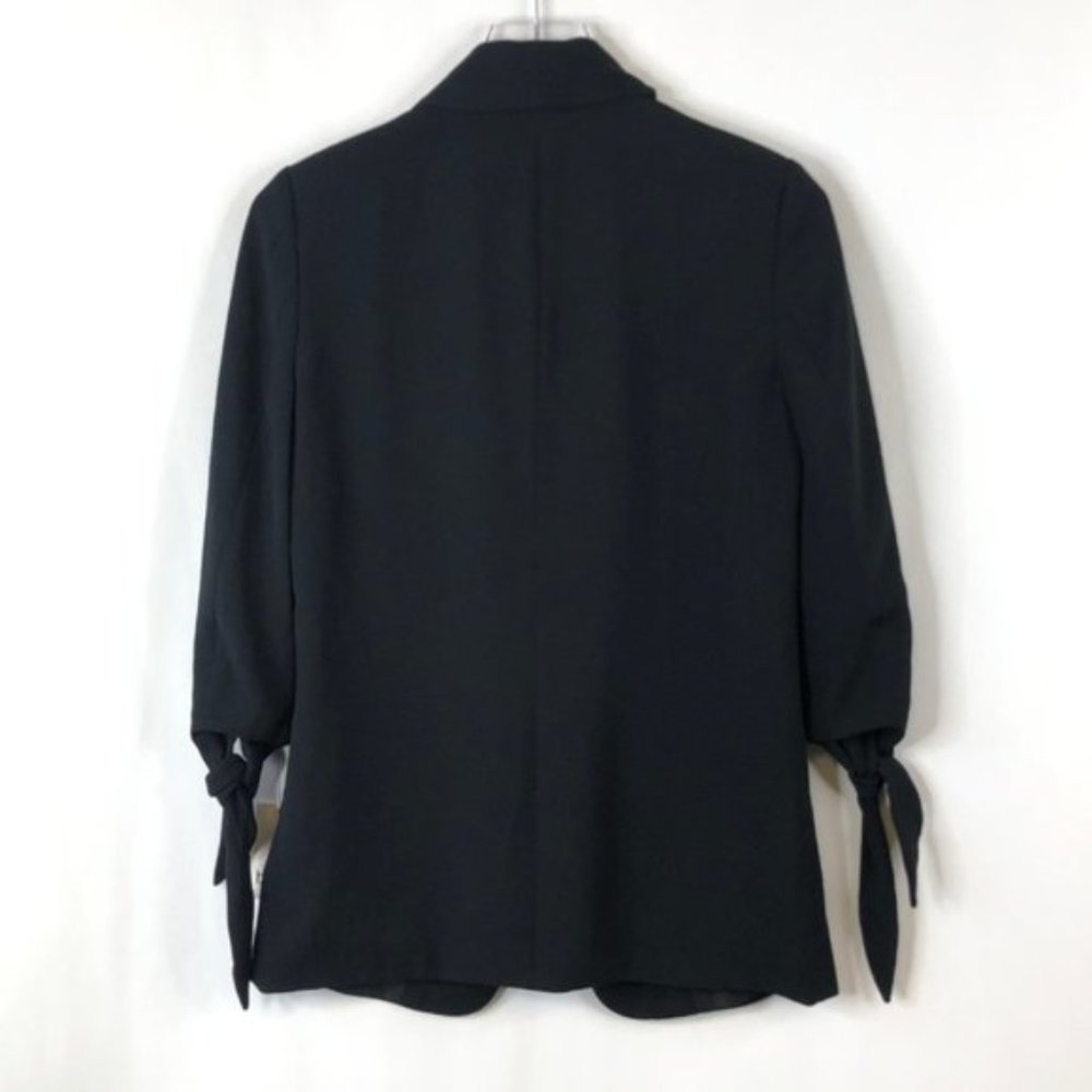 NWT BAR III Black 3/4 Tie-Sleeve Blazer #C18 - Picture 5 of 8